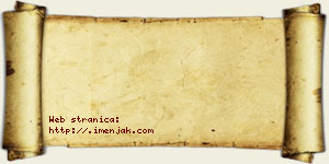 Zorana Nikolendžić vizit kartica